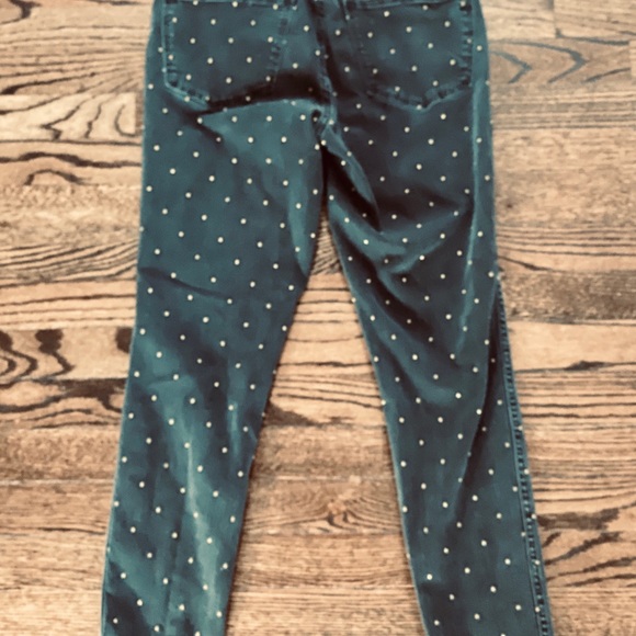 Madewell Black/Gold Dot 10” High-Rise Skinnys - Picture 6 of 7